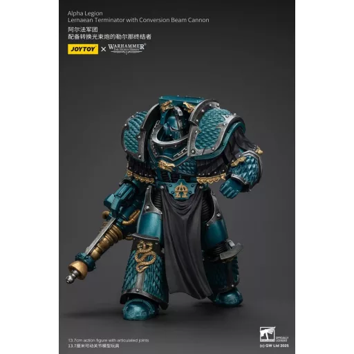 Warhammer The Horus Heresy Figura Alpha Legion Lernaean Terminator with Conversion Beam Cannon 20 cm