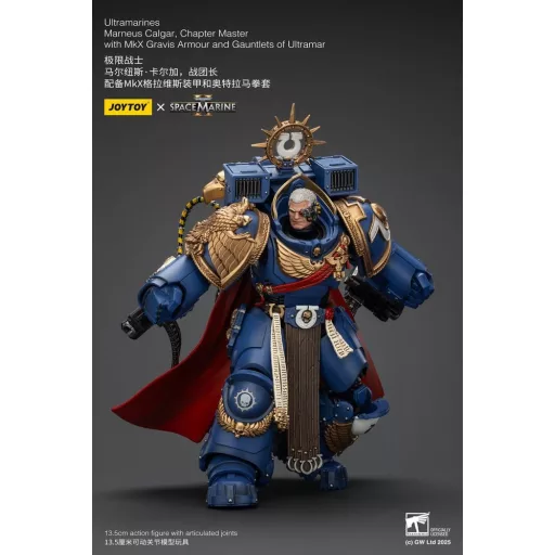 Warhammer 40,000 Action Figure Ultramarines Marneus Calgar, Chapter Master 14 cm