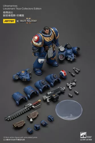 Warhammer 40,000: Space Marine 2 Figura Ultramarines Lieutenant Titus Collectors Edition 13 cm