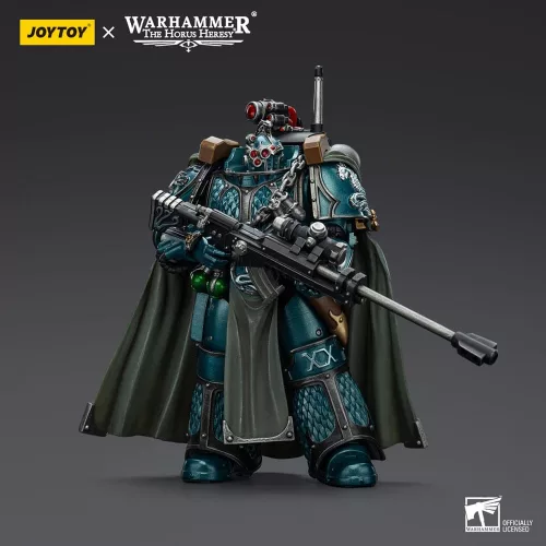 Warhammer The Horus Heresy Figura Alpha Legion Exodus The One who is Many With Sniper Rifle And Power Dagger 20 cm