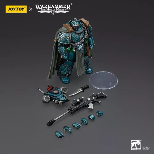 Warhammer The Horus Heresy Figura Alpha Legion Exodus The One who is Many With Sniper Rifle And Power Dagger 20 cm