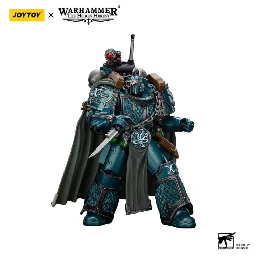 Warhammer The Horus Heresy Figura Alpha Legion Exodus The One who is Many With Sniper Rifle And Power Dagger 20 cm