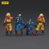 Zombie Dark Source Action Figures 4-Pack Biochemical Lab Team 8 cm