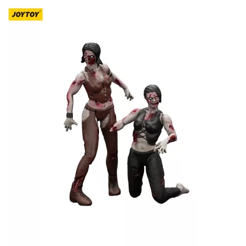 Zombie Dark Source Action Figures 2-Pack Female wrestlers 8 cm