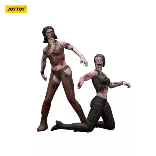 Zombie Dark Source Action Figures 2-Pack Female wrestlers 8 cm