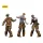 Zombie Dark Source Action Figures 3-Pack Firefighters 8 cm