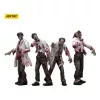 Zombie Dark Source Action Figures 4-Pack Scientists (Male) 8 cm