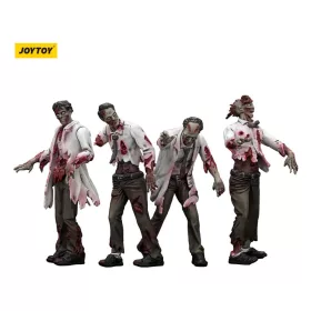   Zombie Dark Source Action Figures 4-Pack Scientists (Male) 8 cm