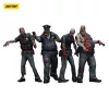 Zombie Dark Source Action Figures 4-Pack Police (Male) 8 cm