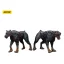 Zombie Dark Source Action Figures 2-Pack Police Dogs 8 cm