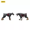 Zombie Dark Source Action Figures 2-Pack Police Dogs 8 cm
