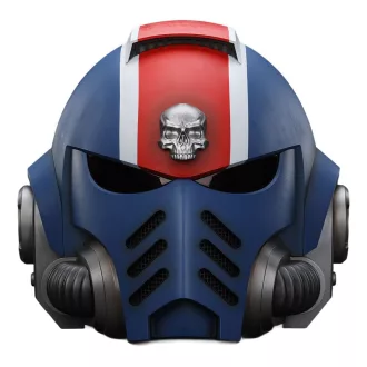   Warhammer 40,000: Space Marine 2 Replica Ultramarines Lieutenant Titus helmet 30 cm