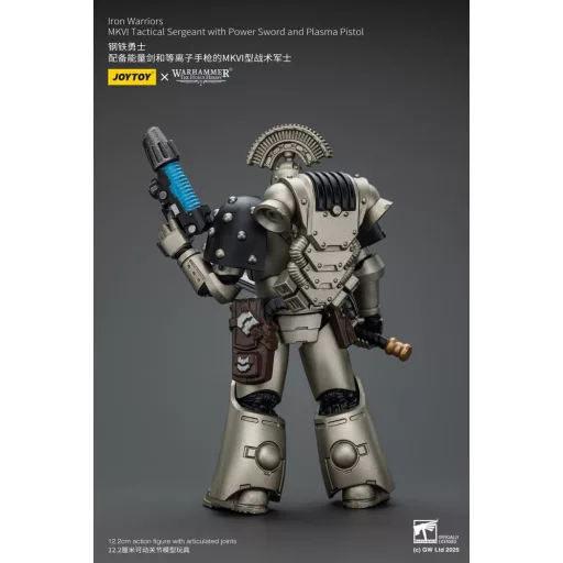 Warhammer The Horus Heresy Action Figure 1/18 lron Warriors MKVI Tactical Sergeant with Power Sword and Plasma Pistol 12 cm