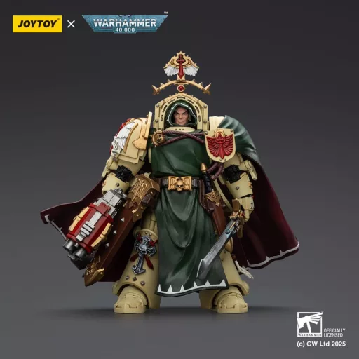 Warhammer 40,000: Dark Angels Action Figure Belial Grand Master of The Deathwing With the Sword of Silence and Storm Bolter 14 cm