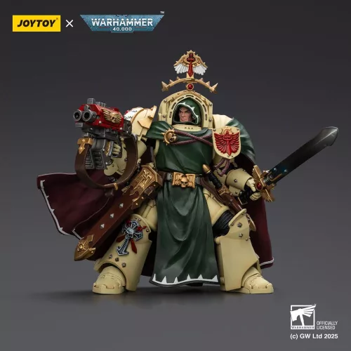 Warhammer 40,000: Dark Angels Action Figure Belial Grand Master of The Deathwing With the Sword of Silence and Storm Bolter 14 cm