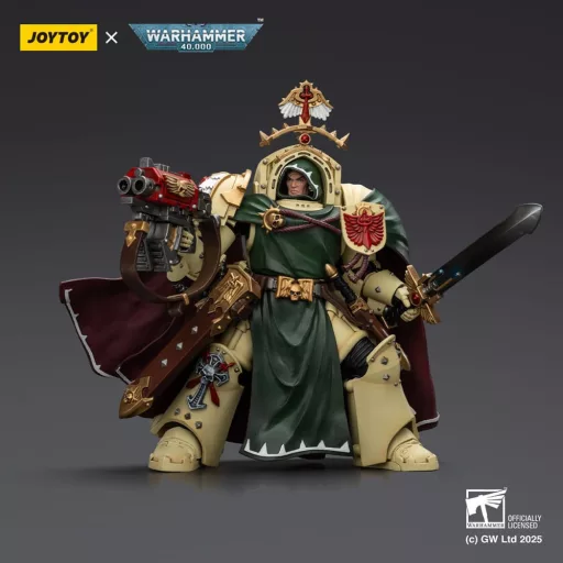 Warhammer 40,000: Dark Angels Action Figure Belial Grand Master of The Deathwing With the Sword of Silence and Storm Bolter 14 cm