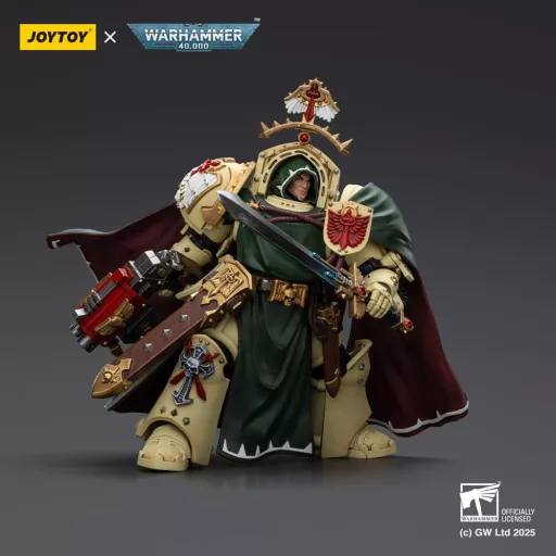 Warhammer 40,000: Dark Angels Action Figure Belial Grand Master of The Deathwing With the Sword of Silence and Storm Bolter 14 cm