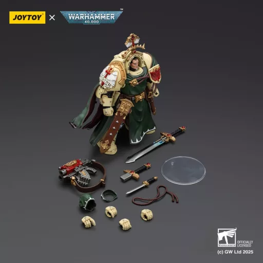 Warhammer 40,000: Dark Angels Action Figure Belial Grand Master of The Deathwing With the Sword of Silence and Storm Bolter 14 cm