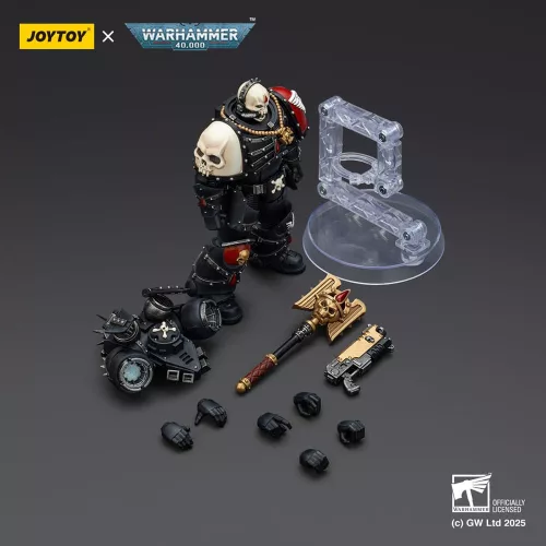 Warhammer 40,000: Combat Patrol Blood Angels Action Figure Lemartes With Jump Pack Blood Crozius and Absolver Bolt Pistol 12 cm