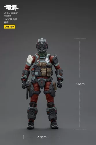 UNSC Dark Source Action Figur Sniper Mason 7 cm