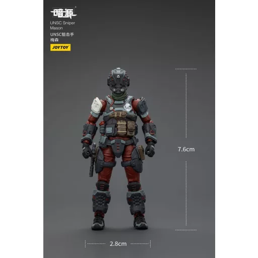 UNSC Dark Source Action Figur Sniper Mason 7 cm