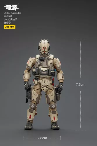 UNSC Dark Source Action Figur Assaulter Samuel 7 cm
