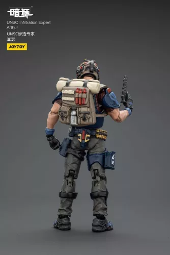 UNSC Dark Source Action Figur Infiltration Expert Arthur 7 cm