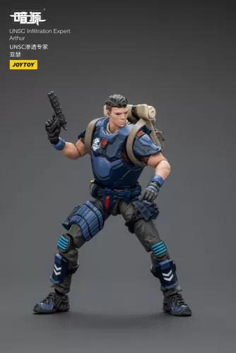 UNSC Dark Source Action Figur Infiltration Expert Arthur 7 cm
