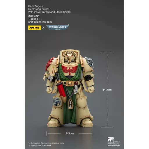 Warhammer 40,000 Action Figure Dark Angels Deathwing Knight 3 14 cm