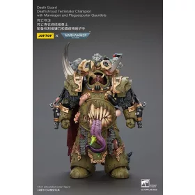   Warhammer 40k Action Figure 1/18 Death Guard Deathshroud Terminator Championwith Manreaper and Plaguespurter Gauntlets 14 cm