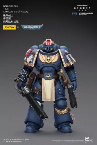 Warhammer 40,000 Action Figure Ultramarines Titus with Laurels of Victory 13 cm