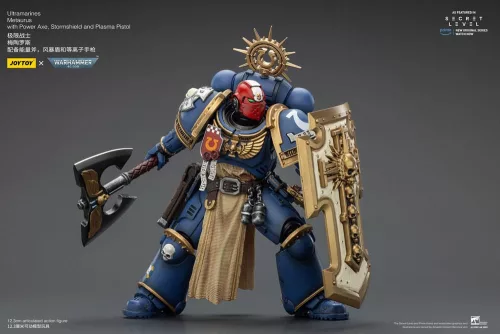 Warhammer 40,000 Action Figure Ultramarines Metaurus with Power Axe, Stormshield and Plasma Pistol 13 cm