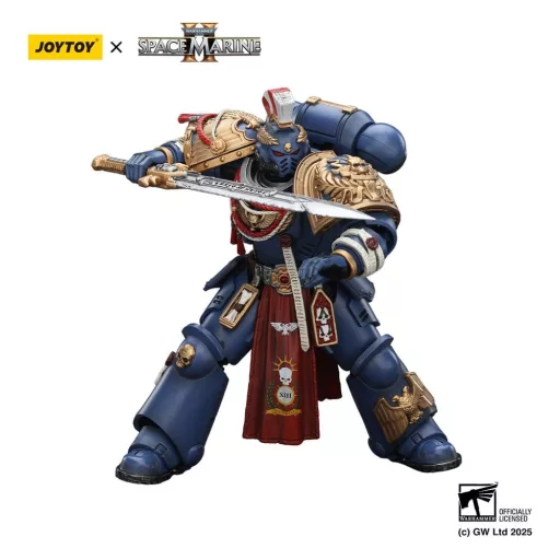 Warhammer 40,000: Space Marine 2 Action Figure Ultramarines Relic Primus Armourwith Plasma Pistol and Combat Blade 13 cm
