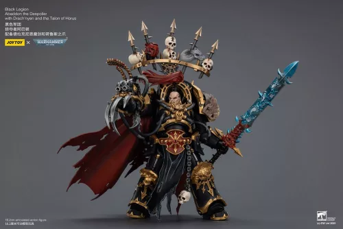 Warhammer 40,000 Figura  Black Legion Abaddon the Despoiler with Drach'nyen and the Talo 16 cm