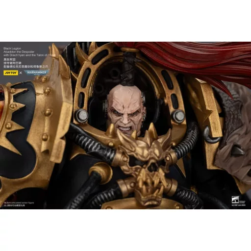 Warhammer 40,000 Figura  Black Legion Abaddon the Despoiler with Drach'nyen and the Talo 16 cm