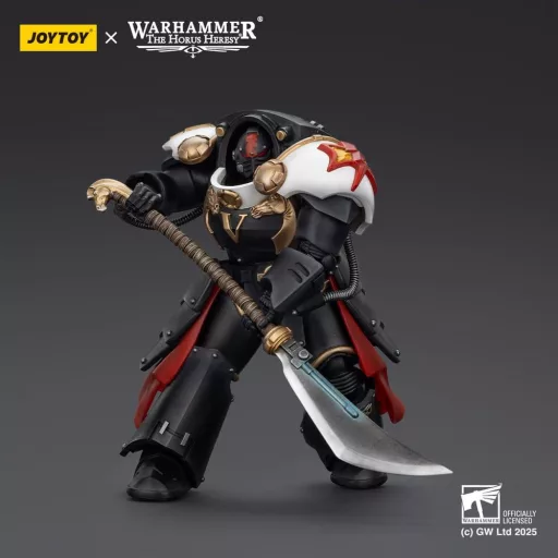 Warhammer The Horus Heresy Action Figure White Scars Ebon Keshig Terminator 1 with Power Glaive 13 cm