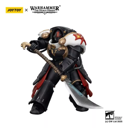 Warhammer The Horus Heresy Action Figure White Scars Ebon Keshig Terminator 1 with Power Glaive 13 cm