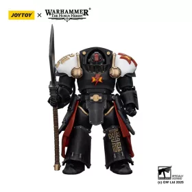   Warhammer The Horus Heresy Action Figure White Scars Ebon Keshig Terminator 2 with Power Glaive 13 cm