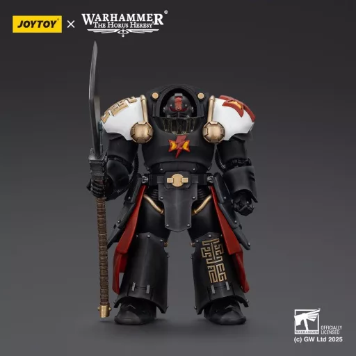 Warhammer The Horus Heresy Action Figure White Scars Ebon Keshig Terminator 2 with Power Glaive 13 cm