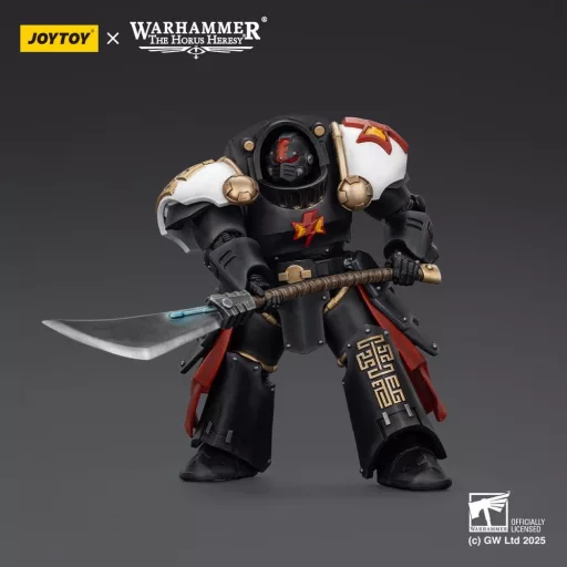 Warhammer The Horus Heresy Action Figure White Scars Ebon Keshig Terminator 2 with Power Glaive 13 cm