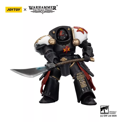 Warhammer The Horus Heresy Action Figure White Scars Ebon Keshig Terminator 2 with Power Glaive 13 cm