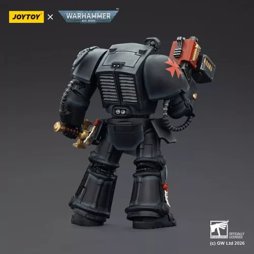 Warhammer 40,000 Action Figure Black Templars Terminator 1 with Power Sword and Storm Bolter 14 cm