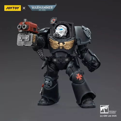 Warhammer 40,000 Action Figure Black Templars Terminator 2 with Power Fist and Storm Bolter 14 cm