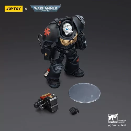 Warhammer 40,000 Action Figure Black Templars Terminator 2 with Power Fist and Storm Bolter 14 cm