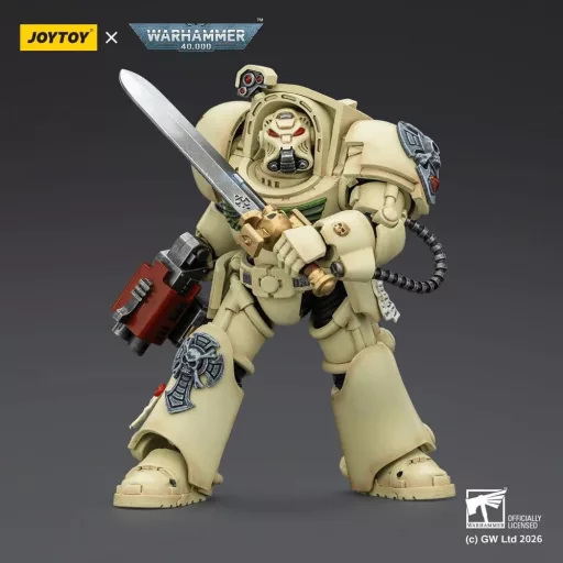 Warhammer 40,000 Action Figure Dark Angels Deathwing Terminator 1 with Power Sword and Storm Bolter 14 cm