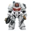 Warhammer 40,000 Action Figure White Scars Terminator 1 with Power Sword and Storm Bolter 14 cm
