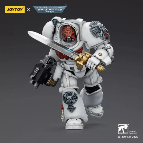 Warhammer 40,000 Action Figure White Scars Terminator 1 with Power Sword and Storm Bolter 14 cm