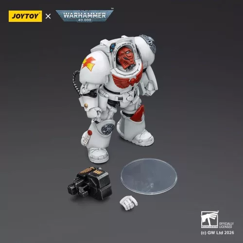 Warhammer 40,000 Action Figure White Scars Terminator 2 with Power Fist and Storm Bolter 14 cm