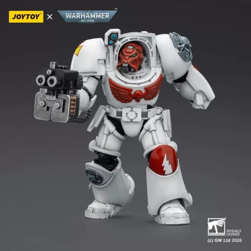 Warhammer 40,000 Action Figure White Scars Terminator 2 with Power Fist and Storm Bolter 14 cm