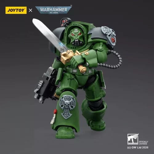 Warhammer 40,000 Action Figure Salamanders Terminator 1 with Power Sword and Storm Bolter 14 cm
